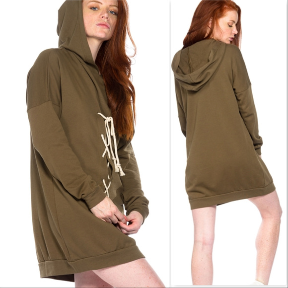 . Tops - OLIVE SWEATSHIRT